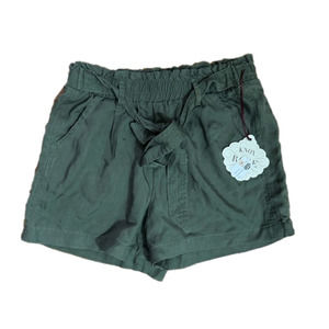 Nwt Olive Mid-rise Tie waist shorts